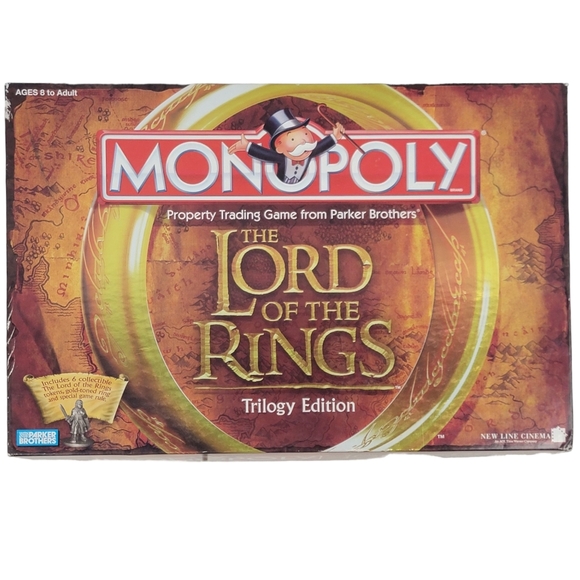 The Lord of the Rings Monopoly Trilogy Edition Hasbro 2003 - Picture 5 of 6